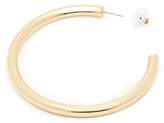 Thumbnail for your product : Kenneth Jay Lane 80mm hoop earrings