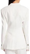 Thumbnail for your product : Proenza Schouler Cinched Stretch-Linen Blazer