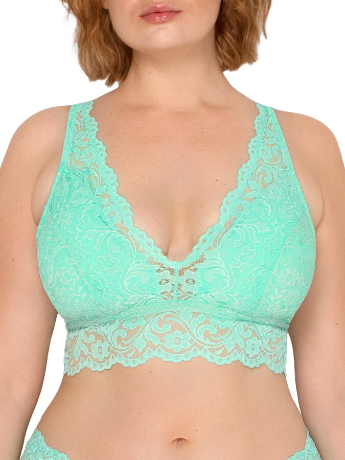Smart & Sexy Women’s Signature Lace Deep V Bralette, Style-SA874