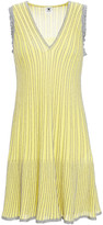 Thumbnail for your product : M Missoni Metallic Striped Ribbed Cotton-blend Mini Dress