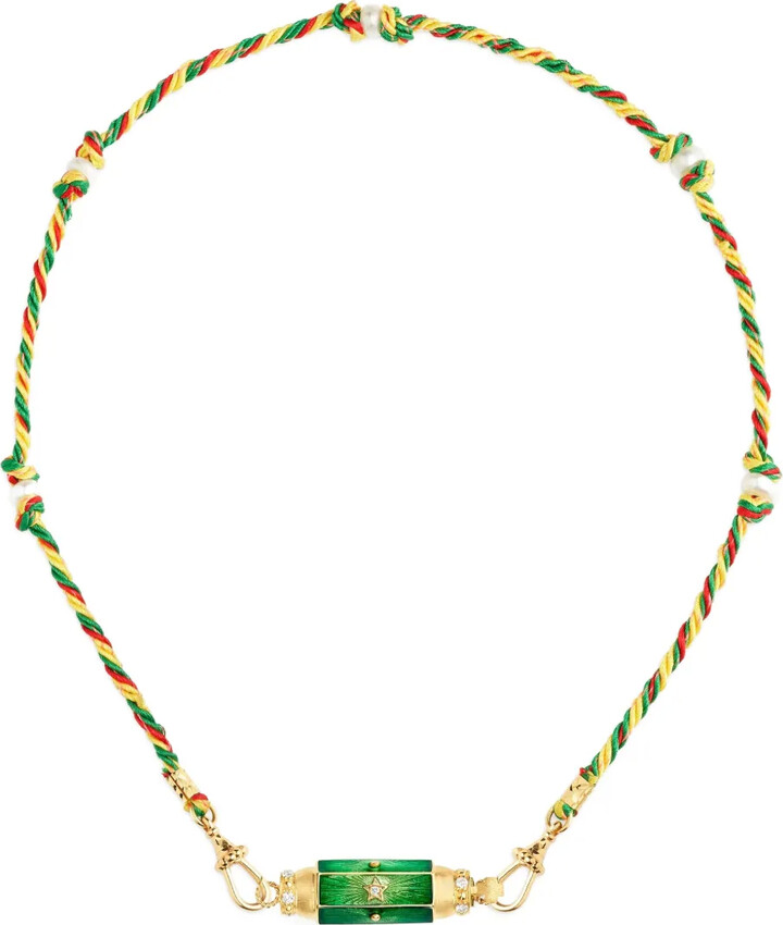 Marie Lichtenberg 14K gold Mauli necklace