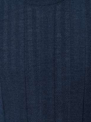 Brioni stripe detail sweater