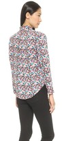 Thumbnail for your product : T-Bags 2073 Tbags Los Angeles V Neck Long Sleeve Blouse