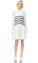 Thumbnail for your product : Rebecca Taylor Twisted Slub Cotton Pullover