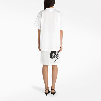 Prada Printed t-shirt and skirt set