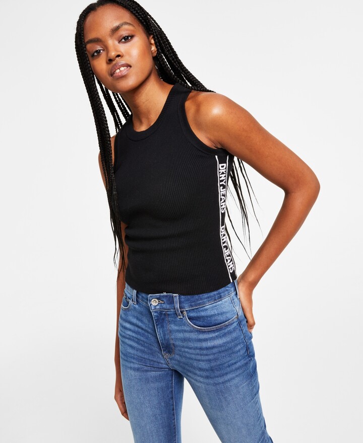 Sweater Dkny Jeans Women's Tops Dkny Jeans Women's Roll-Tab
