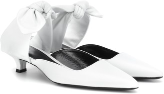 The Row Coco leather mules