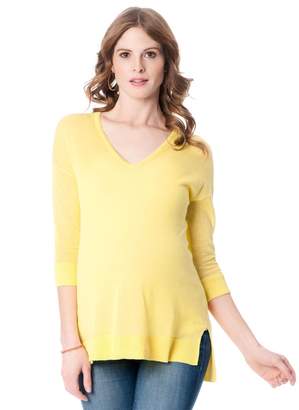 A Pea in the Pod Drop Shoulder Maternity Sweater