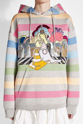 Marc Jacobs Embellished Hoody with Patches