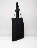Thumbnail for your product : ASOS Design DESIGN organic tote bag in black with subliminal print