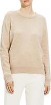 Thumbnail for your product : Theory Blanket-Stitch Cashmere Sweater