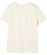 Thumbnail for your product : The Great The Boxy Crew Embroidered Cotton-jersey T-shirt