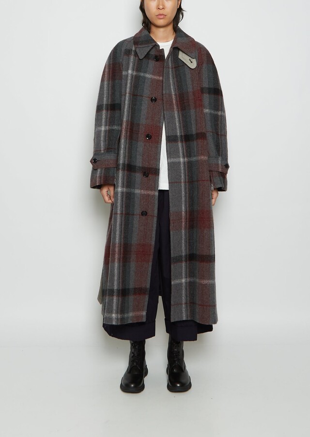 Y's U-Combo Sten Collar Wool Coat - ShopStyle