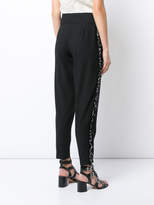 Thumbnail for your product : Derek Lam Tapered Pant With Fringe