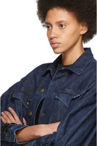 Thumbnail for your product : McQ Blue Denim Laced Jacket