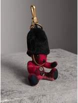 Thumbnail for your product : Burberry The Guardsman Thomas Bear Charm in Check Cashmere