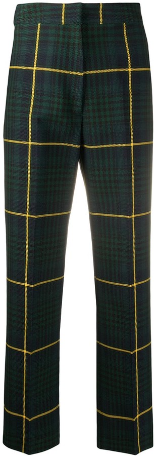 Tommy Hilfiger Checked Tailored Trousers - ShopStyle Pants