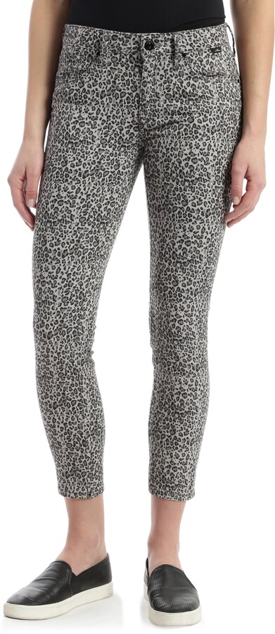 grey leopard print jeans