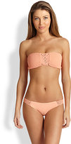 Thumbnail for your product : Tori Praver Swim Chelsea Macramé Bandeau Bikini Top