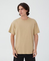 Thumbnail for your product : Cotton On Men's Brown Basic T-Shirts - Organic Loose Fit T-Shirt