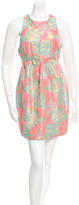 Thumbnail for your product : Suno Jacquard Floral Pattern Dress