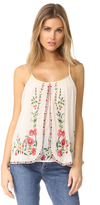 Thumbnail for your product : Mes Demoiselles Josephine Floral Embroidered Tank