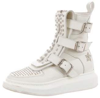 Alexander McQueen Studded Leather Sneakers