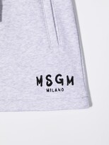 Thumbnail for your product : Msgm Kids Logo-Print Cotton Skirt