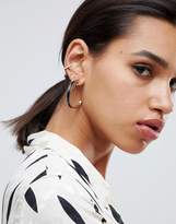 Thumbnail for your product : Aldo hoop earring multi pack with link chain detail