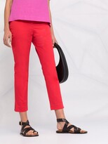 Thumbnail for your product : Malo Cropped Slim-Leg Trousers