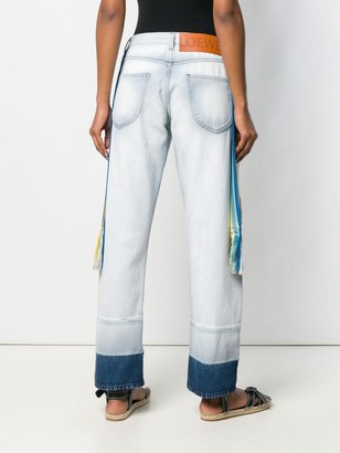 Loewe Striped Bands Straight Jeans