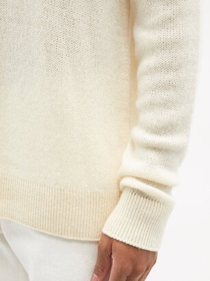 The Row Stefan Crew-neck Cashmere Sweater - Cream