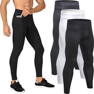Men's Compression Pants Cool Dry Athletic Leggings Workout Running Tights  Active Sports Baselayer Tights Men Yoga Pant