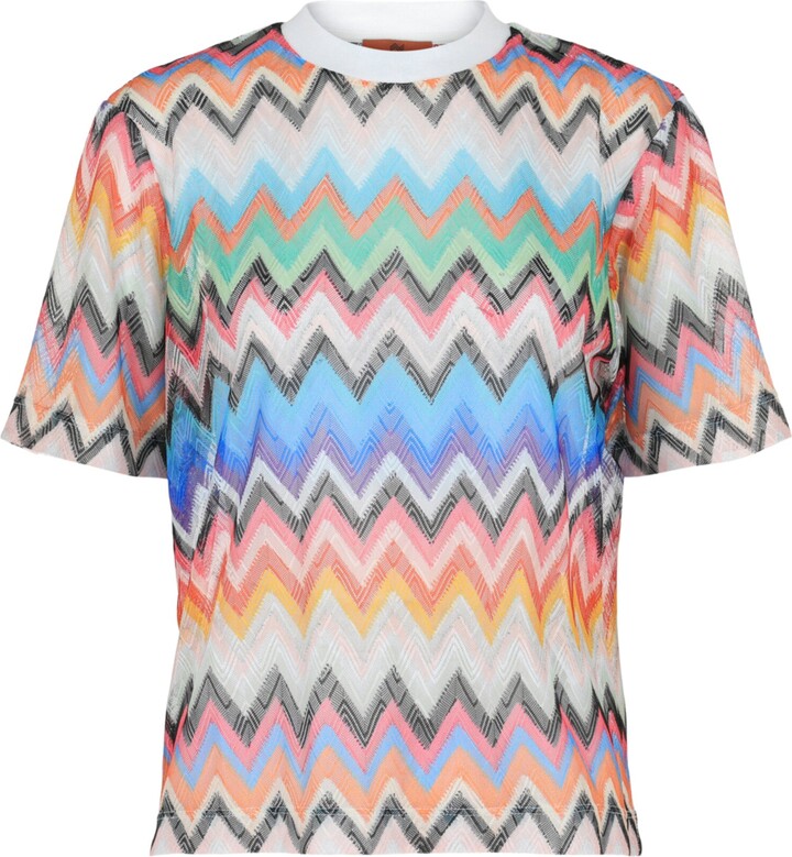 M Missoni Zig Zag Short Sleeve Shirt
