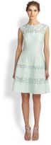 Thumbnail for your product : Kay Unger Bonded Lace Flared Dress