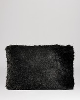 Thumbnail for your product : Whistles Clutch - Faux-Fur