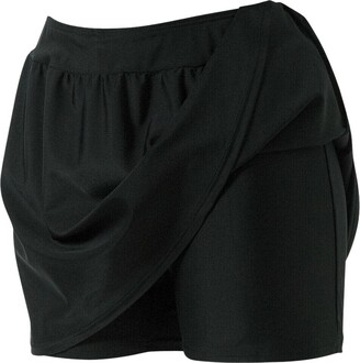 Scuba Ladies Swimwear Scuba Women's Girls Skort Swim Skirt Attached Shorts School Sports UK Seller - Navy - Size 12