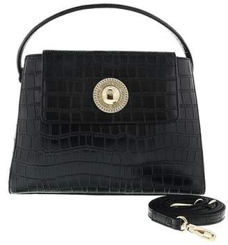 Versace Jeans Ee1vrbbo3 Black Shoulder Bag W/ Detachable Strap.