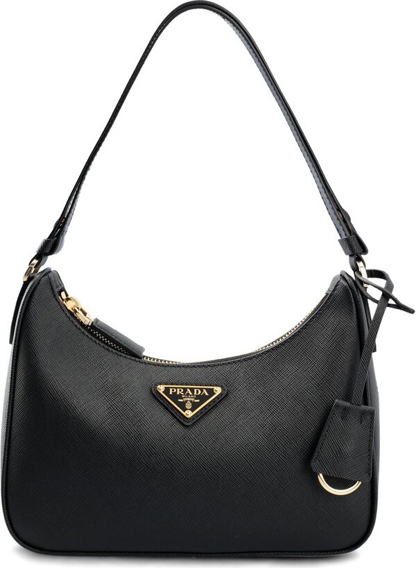100% Authentic Prada Tessuto Saffiano Bandoliera Chain Sling Bag