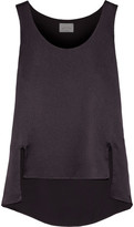 Thumbnail for your product : Maiyet Asymmetric Textured-Silk Top