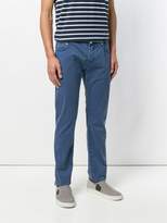 Thumbnail for your product : Jacob Cohen printed slim fit trousers