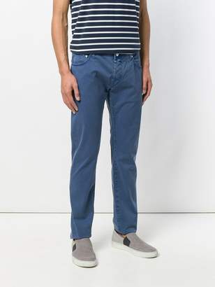 Jacob Cohen printed slim fit trousers