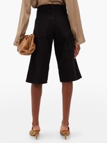 Thumbnail for your product : Bottega Veneta High-rise Denim Shorts - Black