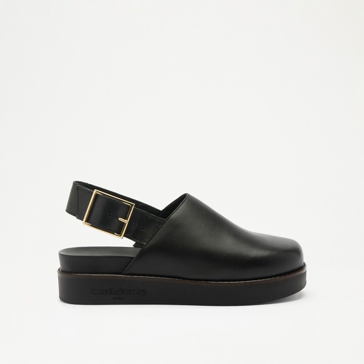 Russell Bromley BRUNSWICK Women's Black Slingback Clog