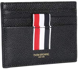 Thom Browne Grained Leather Card Holder