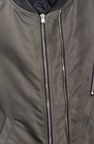 Thumbnail for your product : The Kooples Leather Sleeve Bomber Jacket
