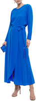 Thumbnail for your product : Forte Forte Fringe-trimmed Silk Crepe De Chine Maxi Wrap Skirt