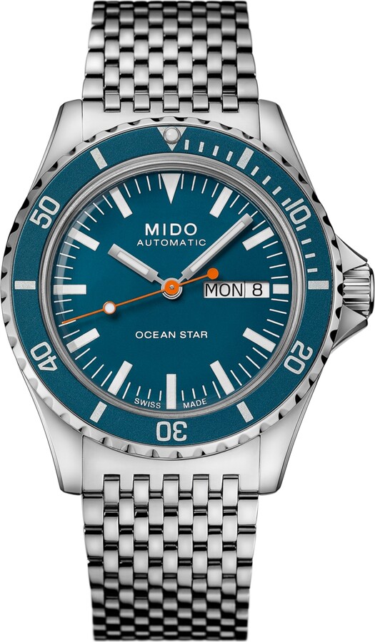 MIDO Men's Swiss Automatic Ocean Star Tribute 75th Anniversary Stainless Steel Bracelet Watch 41mm