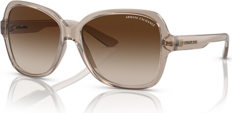 Armani Exchange ArmaniExchangeAX4029S57mmWomanButterflySunglassesGradientBrownLens