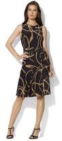 Thumbnail for your product : Lauren Ralph Lauren Belted Sleeveless Jersey Dress
